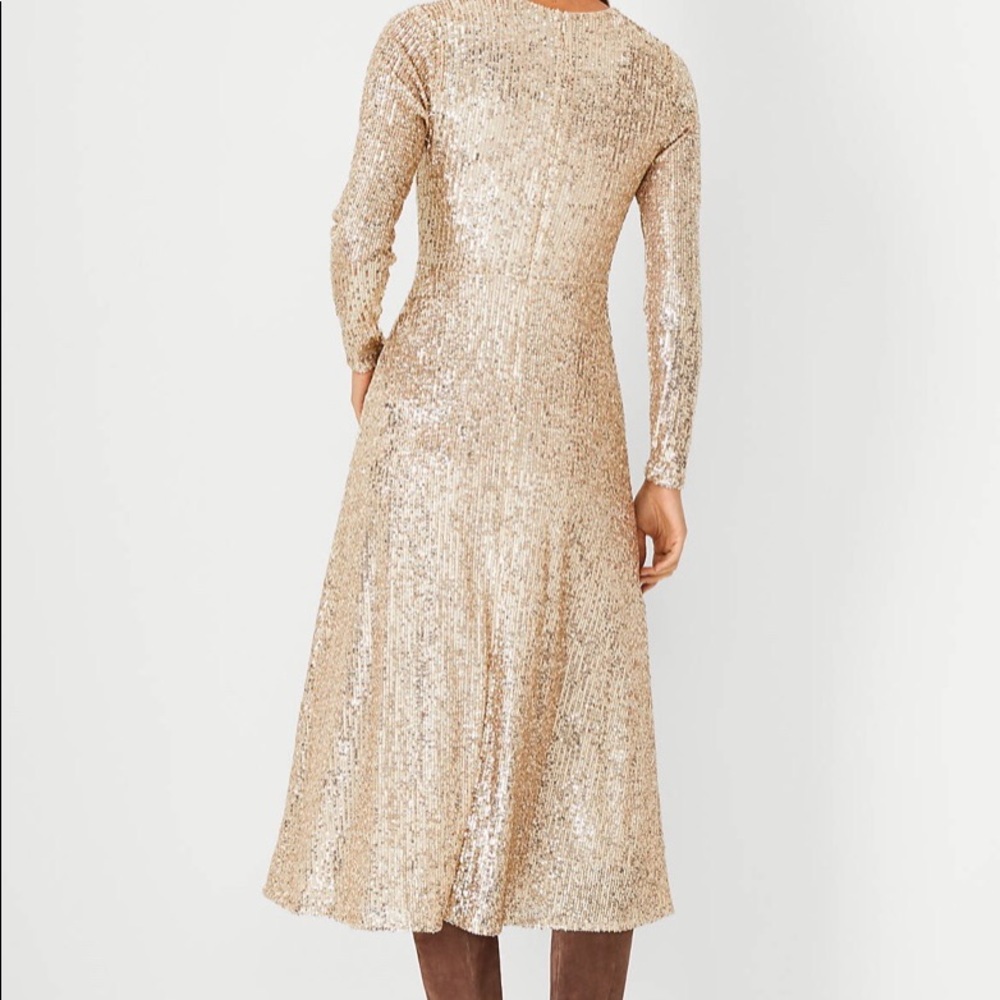 Ann Taylor Sequin Dress 0P NWT - Picture 5 of 9